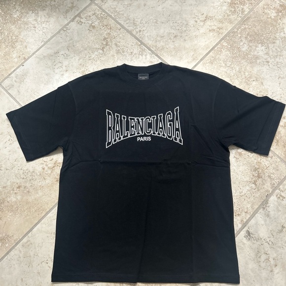 Balenciaga Other - Balenciaga Paris Arch Logo T
Shirt Black Size L